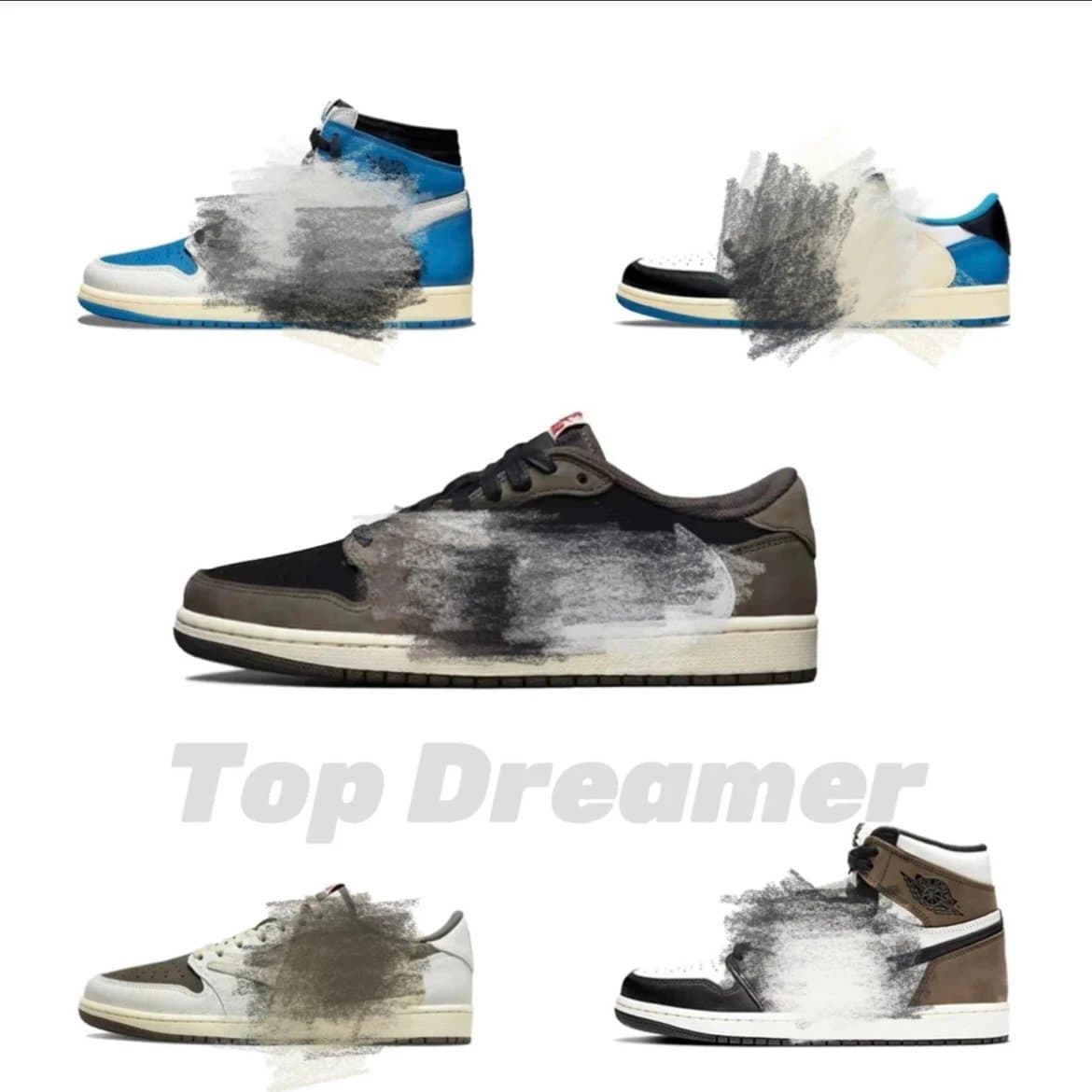 Travis Scott 1 Niedriges Phantom - Image 6