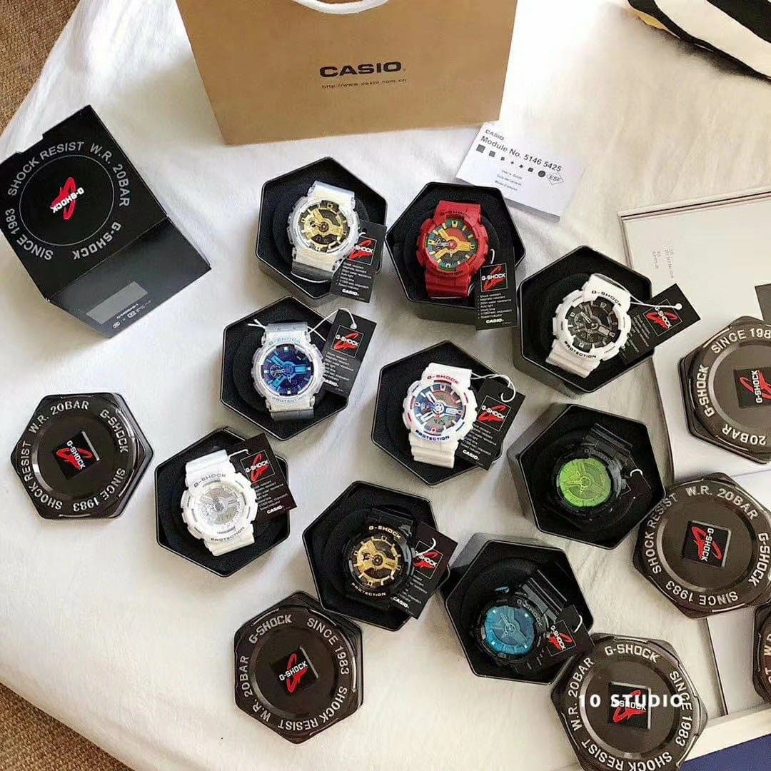 Long-term supply Casio watch G-SHOCK waterproof electronic watch couple watch GA-110GB/BA-110-1A - OrientDig Spreadsheet