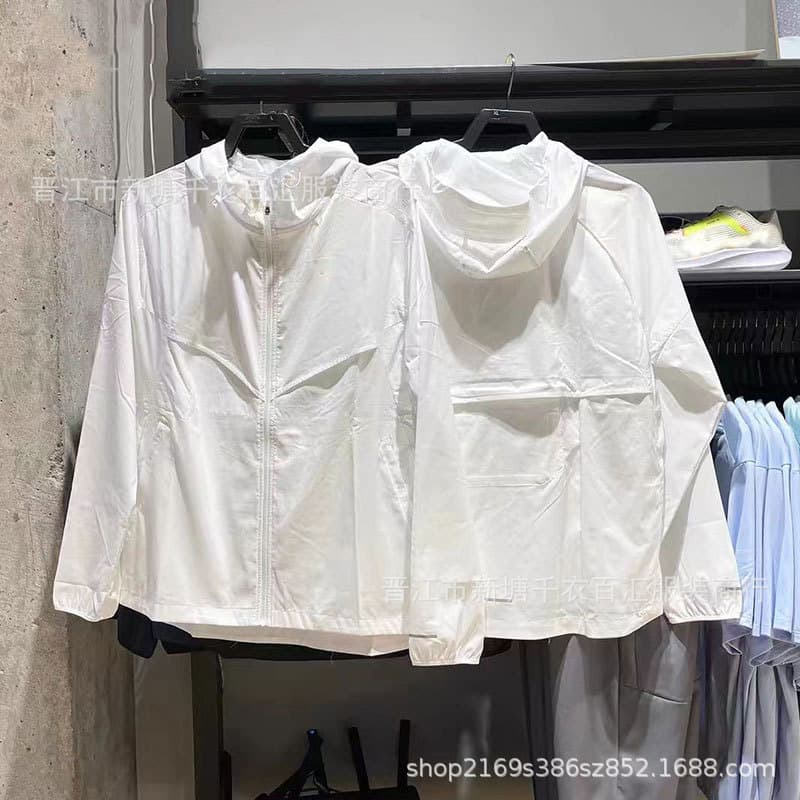 Foreign trade wholesale men's running jacket sun protection skin clothing summer new woven hooded jacket FB7541 - OrientDig Spreadsheet