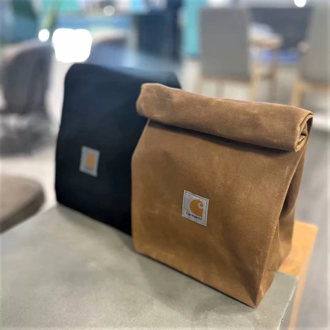 Carhartt wip trendy brand Carhartt bag canvas lunch bag lunch box bag take-out personality trend handbag - OrientDig Spreadsheet