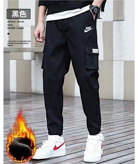 1954 Hooks Fashionable Men's Essential Overalls Plus Velvet Men's Multi-Pocket Casual Closure Pants Super Stylish - OrientDig Spreadsheet