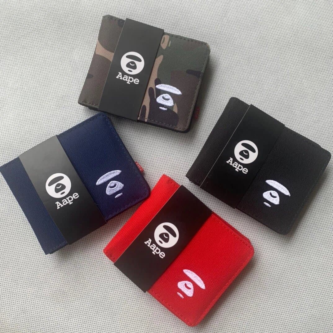 AAPE simple men's and women's trendy Japanese card holder wallet driver's license license bag document bag - OrientDig Spreadsheet