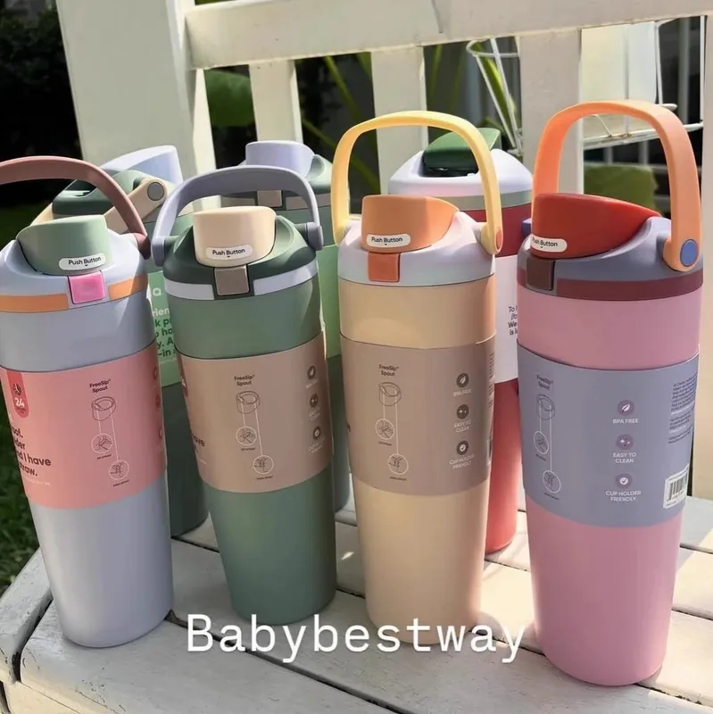 Owala保温杯大容量304不锈钢水杯户外真空运动水杯 (25)